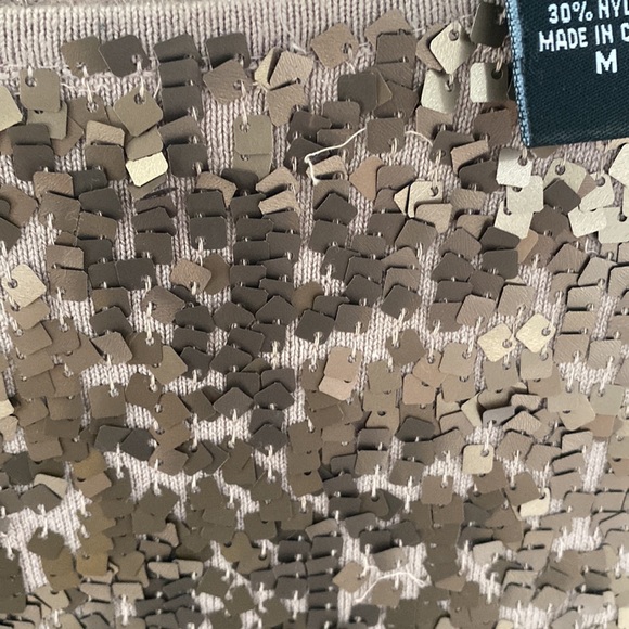 MODA Bronze Sequin Sweater Dress - Picture 4 of 7